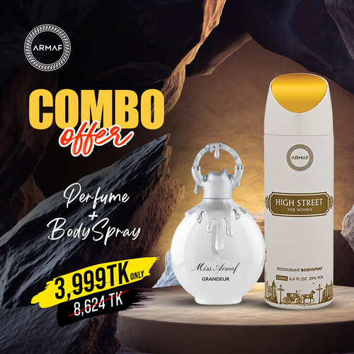 Armaf Miss Armaf Grandeur Signature Combo (W) Perfume 100ML + Body Spray 200ML
